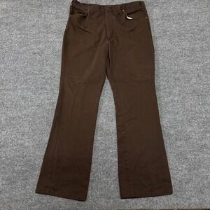 Dickies Pants Mens Size 38x33 Brown Straight Leg Casual Workwear Utility 423
